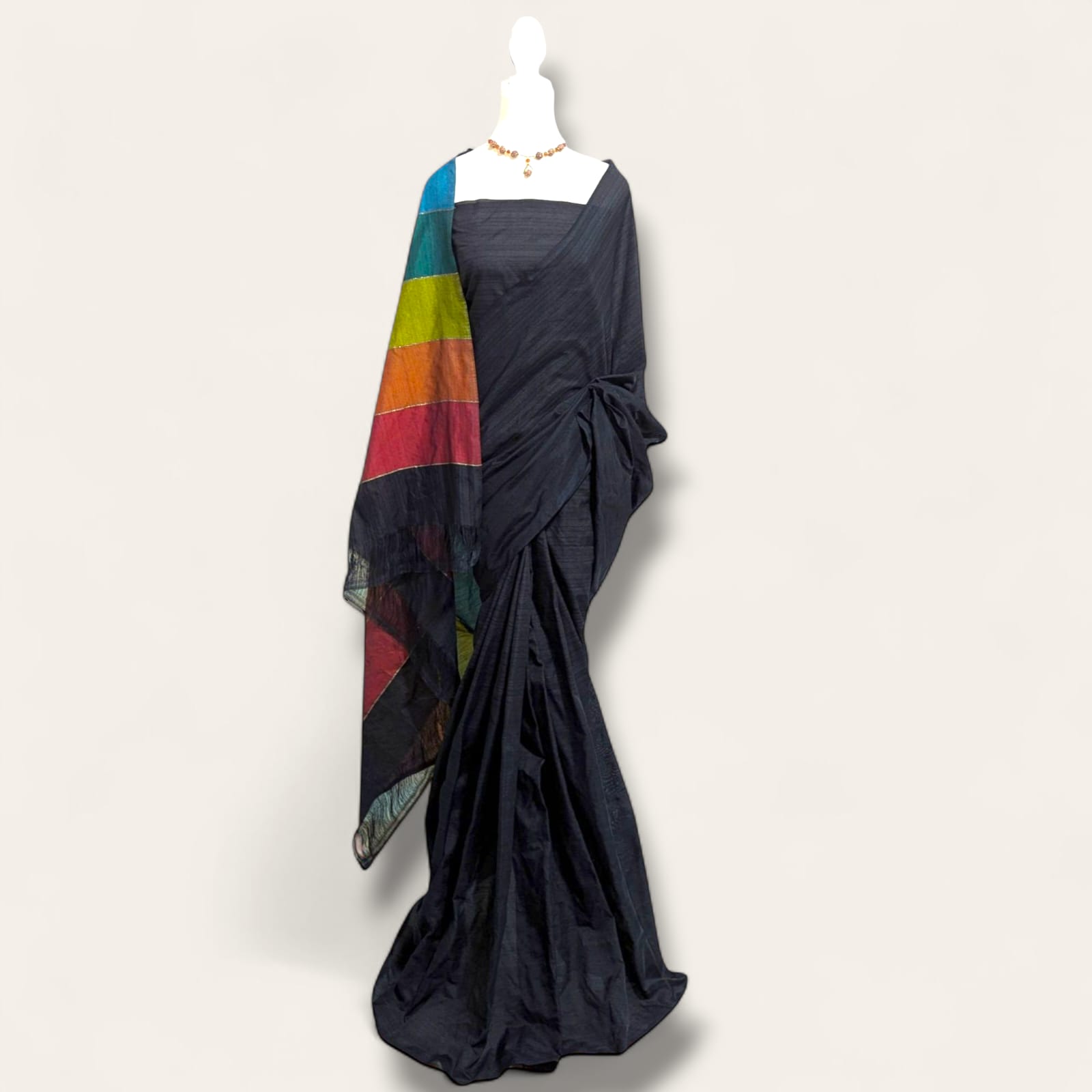 Cotton Polyester Mixed Handloom Saree